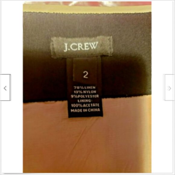 J.Crew Linen Pencil Skirt - Picture 4 of 4